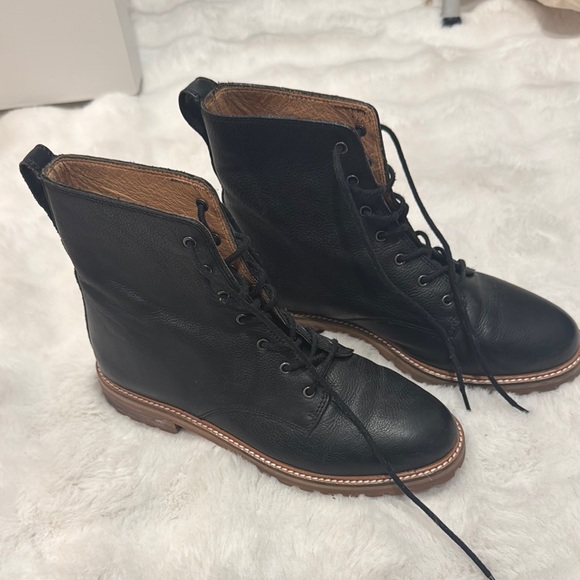 Madewell The Clair Lace-Up Boot in Leather - Picture 6 of 7
